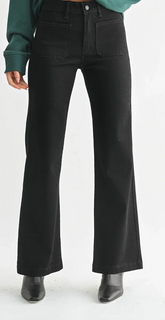Mini Patch Pocket Flare (black)